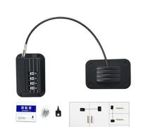 Serrature per frigorifero per bambini, serrature per armadietti per congelatore, per la sicurezza dei bambini, accessori di sicurezza adesivi con codice per finestre, mobili, porte scorrevoli, armadi