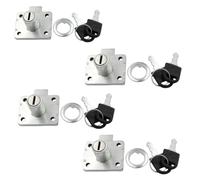 Serrature per mobili, adatte per comodini, armadi, cassetti, accessori di hardware, 2 o 4 pezzi(4set)