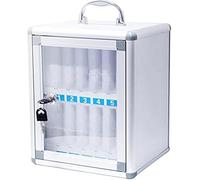 Serrature per Mobili Cassetta di Sicurezza per Telefoni Cellulari Scatola di Sicurezza per Studenti con Serratura Trasparente Scatola di Immagazzinaggio per Telefoni Cellulari Armadi, Silver, 12