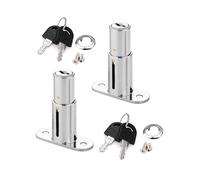 Serrature per mobili,Serratura a Cilindro, Cilindro Premere Pistone Blocco Locks Adatto per Cassetta Postale, Cassetto, Armadietto, Armadio, Cassetta Postale e così Via(2 Pezzi,32MM)