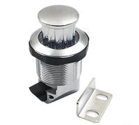 Serrature per porte a spinta incorporate eleganti per una sicurezza efficiente dell'armadio sia in ambienti domestici che marini (argento)
