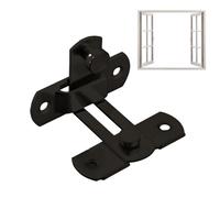 Serrature per porte scorrevoli - Bulloni di bloccaggio inclinati in servizio pesante, dispositivo di bloccaggio in acciaio resistente alla ruggine, kit viti di montaggio in | Serrature ad ang