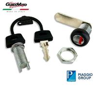 KIT COPPIA CILINDRETTI SERRATURE CHIAVI AVVIAMENTO PORTA LATERALE PIAGGIO APE 50