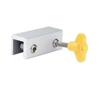 Serrature scorrevoli regolabili per finestre, 8 pezzi di serrature con cavo for finestre scorrevoli in alluminio con chiave, diverse misure(Type B)