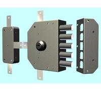 SERRATURE SERRATURA CR A POMPA PER PORTE IN LEGNO Art. 3300C CON DEVIATORE