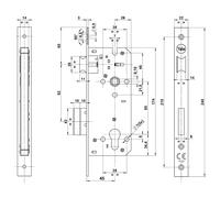 SERRATURE YALE INF 52 X00 45