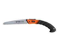 Serrucho plegable de hoja recta. Dentado japonés. Longitud 180/7". | Manico bimateriale antiscivolo, compatto e sicuro per tagli controllati, ideale per giardino, frutteti e spazi ridotti