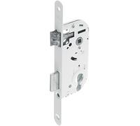 Yale Y50 Serratura da incasso foro cilindro, asse 40 mm, baule 135 mm, Y50R-A40/B, cassetta di sicurezza reversibile, testa tonda, porta d'ingresso, di servizio, locali sensibili-bianco, Axe 40mm