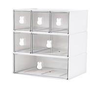 Sertay Cassetto 3 Strati, Cassetti Plastica Impilabili, Scatole Bustine Tè Impilabili, Scrivania Organizzatore Cassetti, Adatto per Cucina, Armadio, Camera da Letto, Bagno, Lavanderia