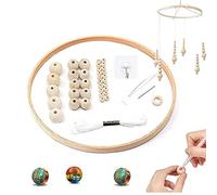 Sertay Fatta a Mano Campanelli Eolici, Diy Campana a Vento In Legno, Campana a Vento In Legno, per La Decorazione Della Casa, Ornamenti, Appeso Alla Porta, Appeso Alla Culla, Finestra (41 Pezzi)