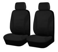 SERTGFRE Coprisedili Auto, per Mitsubishi Colt Z30 / Colt ClearTec 2004-2012 Coprisedili Auto Anteriore, Set Copri-Sedile per Guidatore e Passeggero,A Black
