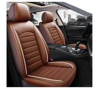 SERTGFRE Coprisedili per Auto in Pelle per VW Tiguan Limited 2010-2014, Impermeabile Set Fodere Anteriori e Posteriori Copri Sedili Auto Set Coprisedili,E Brown