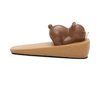 Sertina di porta per animali carino, fermata della porta del riccio di cartone animato, cuneo di porte decorative divertenti per la decorazione di pavimenti a casa, auto o in (Piccolo orso)