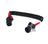 SERTPLAS - Cavo a spirale 7 poli, 24V-ADR, ABS/EBS, con connettori, 4M, per camion e rimorchi
