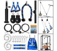 SERTT Sistema di puleggia per pesi da palestra, accessori per puleggia per palestra LAT Pull Down, bicipiti Curl, tricipiti, esercizi per braccia - Sistema di puleggia per pesi a casa e palestra,