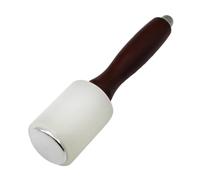 SERUCARY Martello per Cuoio con Testa in Nylon, Strumento per La Lavorazione Del Cuoio, Martelli in Legno con Manici in Legno, Battente per Cuoio, Materiale Pe, Testa Dritta