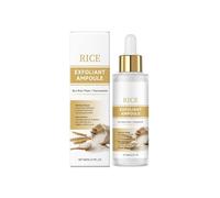 Serum di peeling di riso bianco,Ampoule White Rice Peeling Serum,Rice Ampoule Set for Face and Body, Fast Absorbing, Non-Sticky Face Serum for All Skin Types
