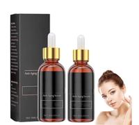 Serum viso con glicerina e peptidi, idratazione a lunga durata, aiuta a ridurre la comparsa di linee sottili e migliorare l'elasticità della pelle, per tutti i tipi di pelle (2 pezzi)