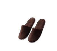 SERUMY Pantofole USA E Getta 5 Paia/Pantofole Invernali Uomini Uomini da Donna Pantofole per Hotel USA E Getta delle Vetrini da Viaggio Sandali Ospiti Calzature Ospiti-Auburn,23Cm