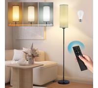 Seruno X Lampade da Terra per Soggiorno, Regolabili Moderna da Tavolo a LED con Telecomando Dimmerabile, Lampada da Terra Grigio da 135 cm, Incluso LED Lampadina 9W per Camera da Letto Decorazione