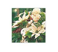 SERV.LUNCH CHRISTMAS BOUQUET 33x33cm. -20u.-