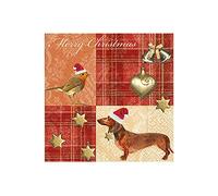 SERV.LUNCH CHRISTMAS FEVER 33x33 cm -20u.-