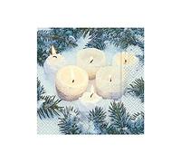 SERV.LUNCH SNOW LIGHT 33x33 cm -20u.-