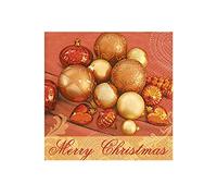 SERV.LUNCH XMAS GLAMOUR 33 x 33 cm -20u.-