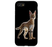 Serval Gatto da Preda Africa Savana Gatto Leopardo Dolce Custodia per iPhone SE (2020) / 7/8