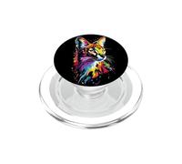 Serval Gatto da Preda Africa Savana Gatto Leopardo Dolce PopSockets PopGrip per MagSafe
