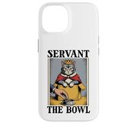Servant The Bowl Cat Lover, gatto in scatola divertente Custodia per iPhone 14