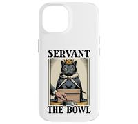 Servant The Bowl Cat Lover, gatto in scatola divertente Custodia per iPhone 14