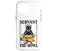 Servant The Bowl Cat Lover, gatto in scatola divertente Custodia per iPhone 16 Pro Max