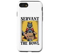 Servant The Bowl Cat Lover, gatto in scatola divertente Custodia per iPhone SE (2020) / 7/8