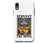 Servant The Bowl Cat Lover, gatto in scatola divertente Custodia per iPhone XR