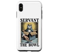 Servant The Bowl Cat Lover, gatto in scatola divertente Custodia per iPhone XS Max