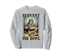 Servant The Bowl Cat Lover, Gatto in Scatola Divertente Felpa