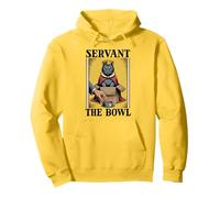 Servant The Bowl Cat Lover, gatto in scatola divertente Felpa con Cappuccio