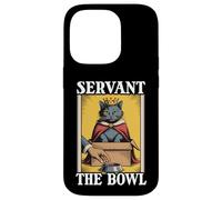 Servant The Bowl, ciotola per cibo a forma di gatto, divertente Custodia per iPhone 14 Pro