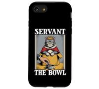 Servant The Bowl, ciotola per cibo a forma di gatto, divertente Custodia per iPhone SE (2020) / 7/8