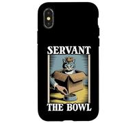 Servant The Bowl, ciotola per cibo a forma di gatto, divertente Custodia per iPhone X/XS