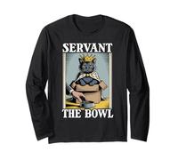 Servant The Bowl, Ciotola per Cibo a Forma di Gatto, Divertente Maglia a Manica