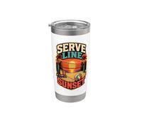 Serve Line Sunset Bicchiere termico in acciaio inox doppia parete