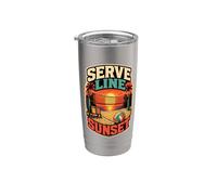 Serve Line Sunset Bicchiere termico in acciaio inox doppia parete