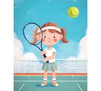 Serve Smile Write Composition Notebook: Wide Ruled Tennis Journal for Kids, School Writing, Practice Notes, and Everyday Ideas