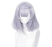 Servelove Parrucca Cosplay Personaggi del Gioco Argento Parrucca Corta Costume Parrucche Unisex Gioco Anime Halloween Festa di Natale