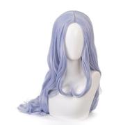 Servelove Parrucca per cosplay con personaggi anime viola chiaro lungo costume cosplay parrucche unisex personaggi anime giocare Halloween festa di Natale