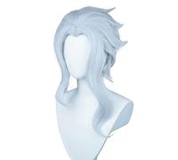 Servelove Parrucca per cosplay per personaggi del gioco blu pallido parrucca corta parrucca unisex gioco anime Halloween festa di Natale