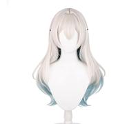 Servelove Personaggio Cosplay Parrucca Gioco Cosplay Grigio Chiaro Mix Biue Lungo Gioco Personaggi Unisex Costume Parrucche Gioca Halloween Festa di Natale
