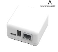 Server di stampa wireless BOWTONG, adattatore Ethernet 10/100Mbps a USB 2.0, basso consumo energetico, portatile, supporta la stampa di immagini e